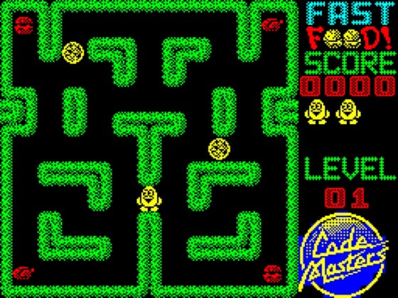 Fast Food ZX Spectrum screenshot