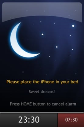 Sleep Cycle iOS app screenshot
