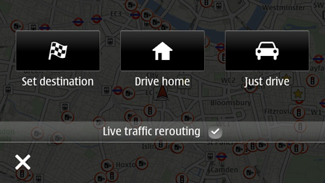 Nokia Car Mode app screenshot