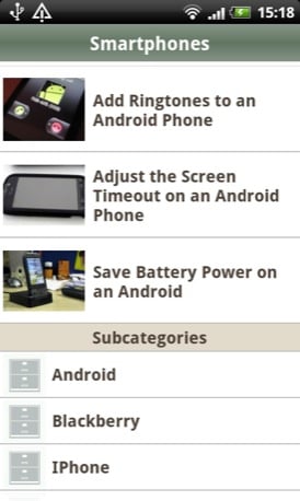 WikiHow Android app screenshot