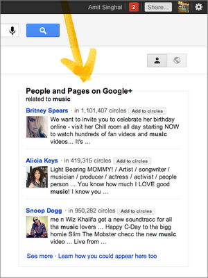 Google People and Pages