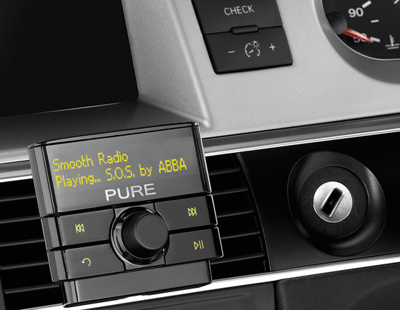 Pure dab online car radio adapter