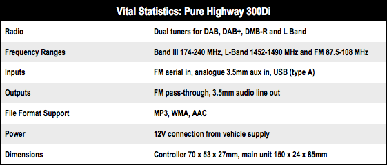 Pure Highway 300Di in-car digital radio adapter