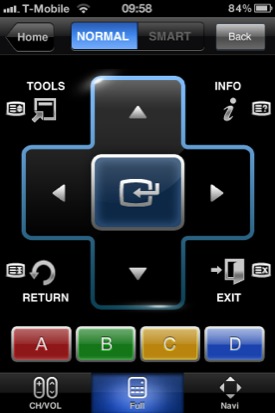 Samsung Remote iOS app screenshot