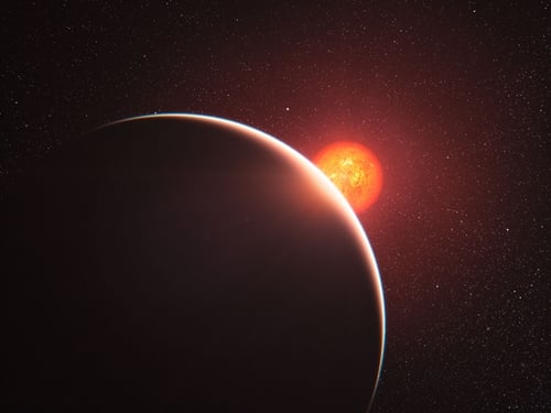 Exoplanet around a star