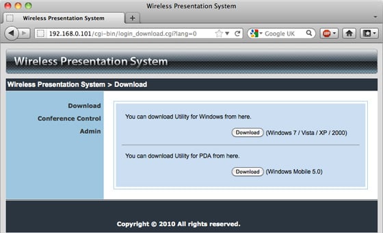 Lindy WPS-1 Wireless VGA Extender & Projector Server Pro