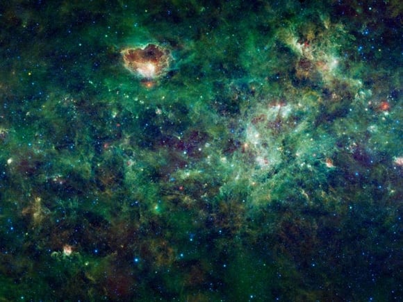A section of the Milky Way
