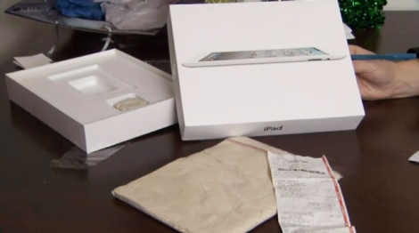 Clay in ZipLoc bag masquerading as an iPad 2