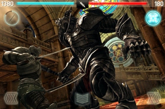 Infinity Blade iOS game screenshot