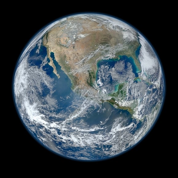 Image of Earth from the Suomi NPP