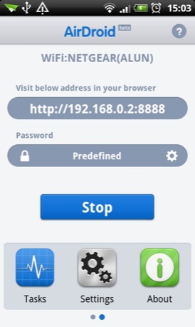 AirDroid Android app screenshot
