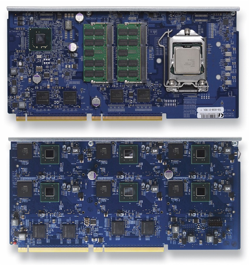 SeaMicro's XE and HD64 boards