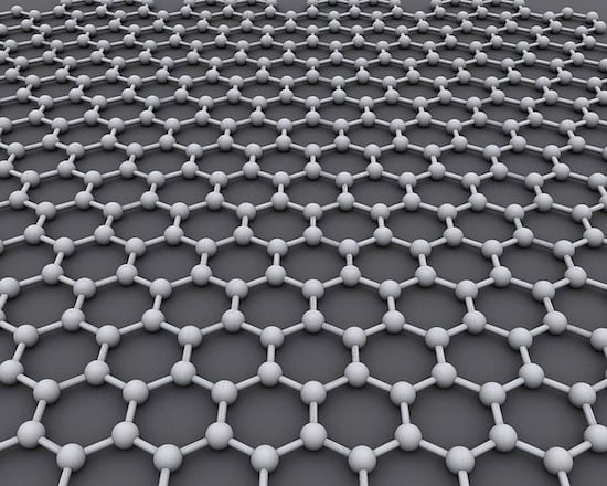 Graphene lattice, credit AlexanderAlUS, via Wikimedia