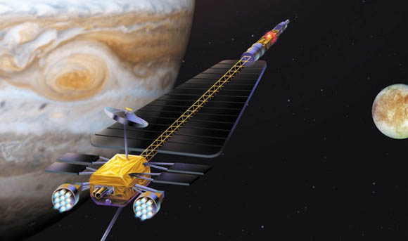 Nuclear fission–powered spacecraft cruises by Jupiter