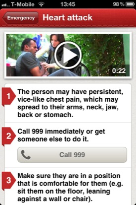First Aid by the British Red Cross app screenshot