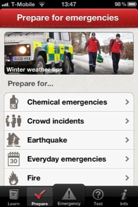 First Aid by the British Red Cross app screenshot