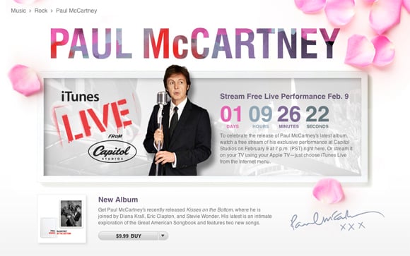 Paul McCartney on iTunes