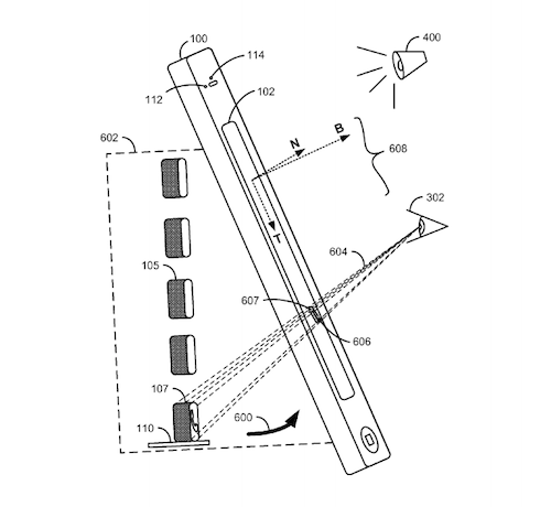 Apple's 3D interface, credit US Patent Office