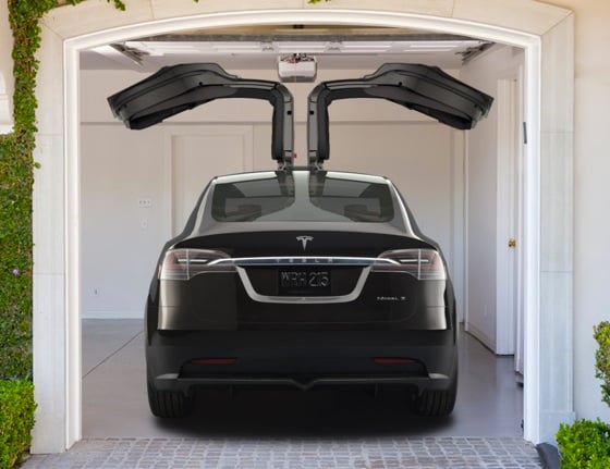 Tesla Model X e-SUV dashboard