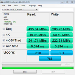 Intel 520 series SSD