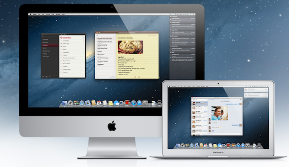 Mac OS Mountain Lion screengrab, credit Apple