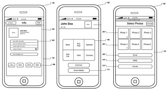 Apple media-binding patent application illustration