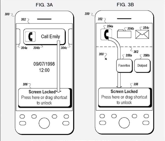 Google's new unlock patent, credit US Patent Office