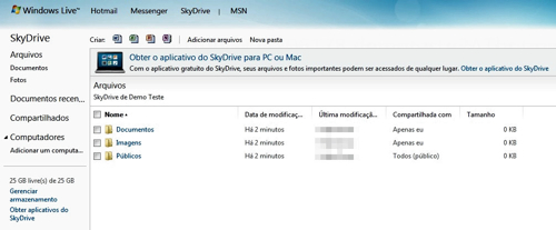 SkyDrive desktop client