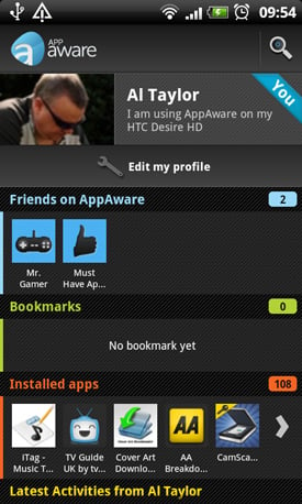 AppAware Android app