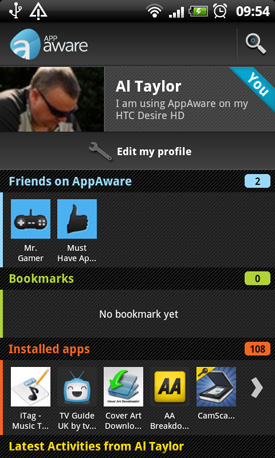 AppAware Android app