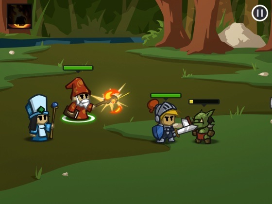 Battleheart iOS game screenshot