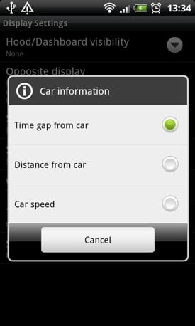 iOnRoad Augmented Driving app screenshot