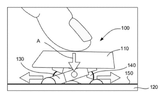 Apple keyboard-design patent illustration