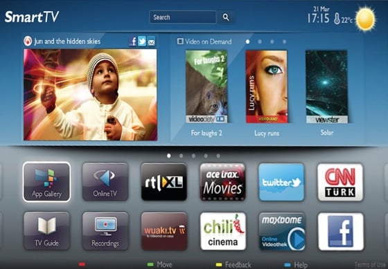 Philips 2012 Smart TV UI