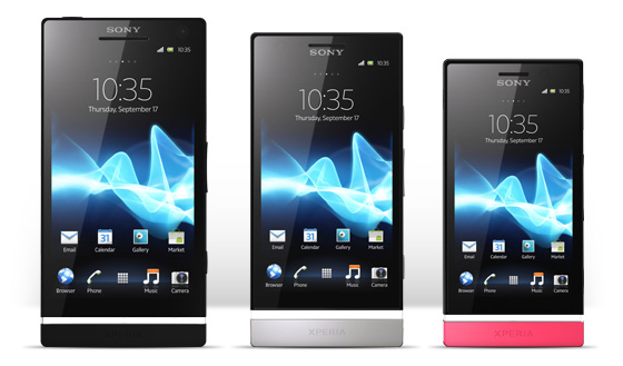 Sony Xperia U, P and S