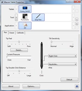 Wacom Cintiq 24HD interactive pen display