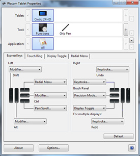 Wacom Cintiq 24HD interactive pen display