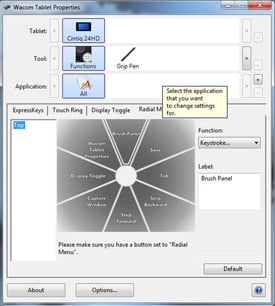 Wacom Cintiq 24HD interactive pen display