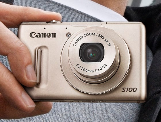 Canon PowerShot S100 compact camera