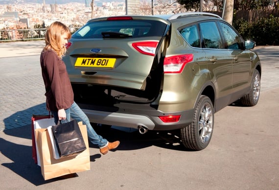 Ford boot opening kick gesture