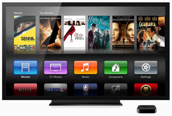 Apple TV interface