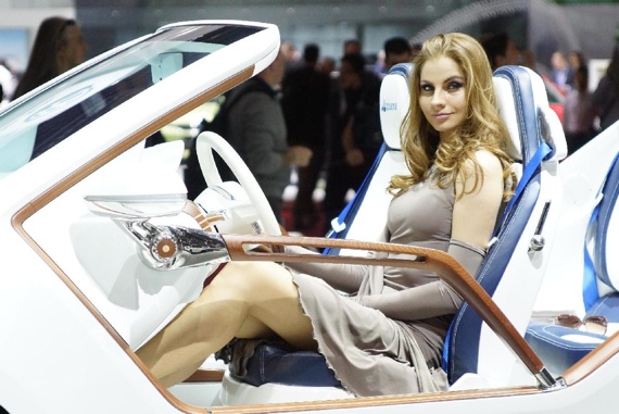 Geneva Motor Show visitor