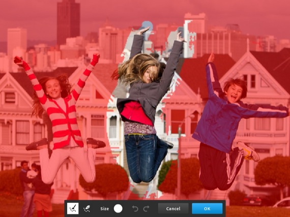Adobe Photoshop Touch ios app screenshot