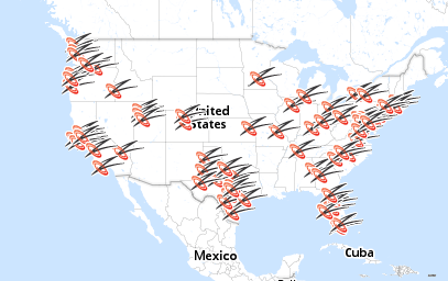 Sprint WiMax Coverage map