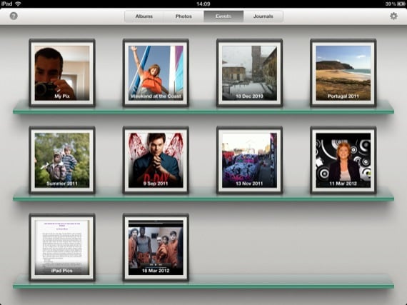 Apple iPhoto iOS app screenshot