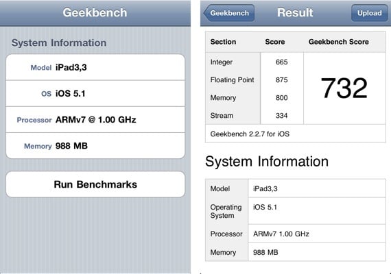Apple New iPad 4G performance test