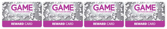 Game Reward Cards