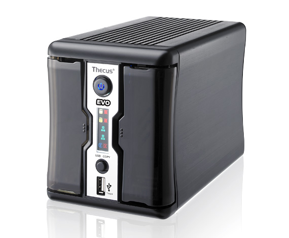 Thecus N2200 EVO dual-bay NAS drive