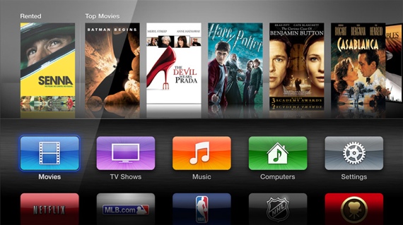 Apple TV third-gen UI