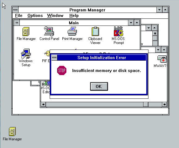 windows 3.1 setup